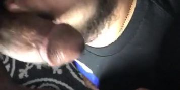 NYC Bear sucking and taking two BBC 