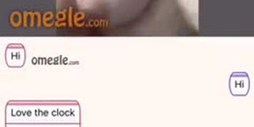 Girl plays watching my hairy cock on Omegle 