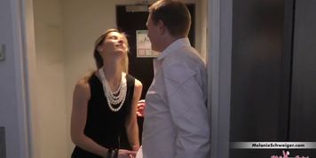 After the Creampie the Sperm is Leaking out the Wet Cunt