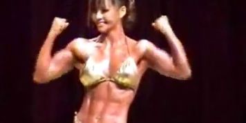 Sexy Female Asian Muscle Girl