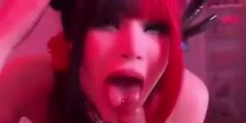Lynie Halloween Sextape & CIM