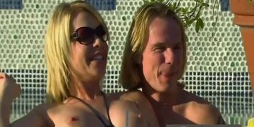 Swingers are teasing each other and preparing themselves to have lot of pleasure.