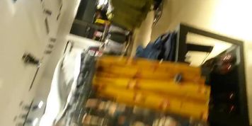 flash no panties in store