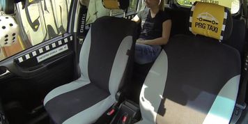 Czech Taxi - Blonde Teen gets ride of her LIFE (Violette Pure)