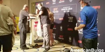 Straight Ufc Fighter Shows Off Cock And Balls At Public Weigh In
