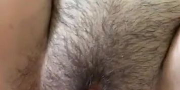 Fucking my friend's pregnant hairy wife&rsquo;s creamy pussy