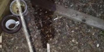 Stroking his cock while he pees (backwoodsmechanic)