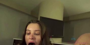 Stunning Brunette Having Sex and Makes Partner Cum (Lana Rhoades)