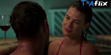 Linsey Godfrey Thong,  Bikini Scene  in He'S Watching