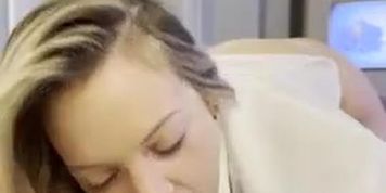 Busty whore Tiffany Leiddi extracting cum whit her mouth (Kinga W.)