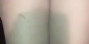 Slow motion cum on wife&rsquo;s white nylons