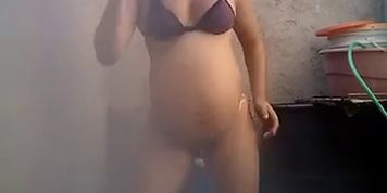 Pregnant Brazilian Dancing