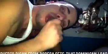 PEURTO RICAN FROM THE BODEGA GETS THAT DOMINICAN LOAD 