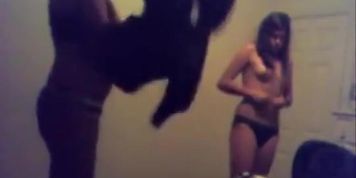 bedroom changing to bikinis lq
