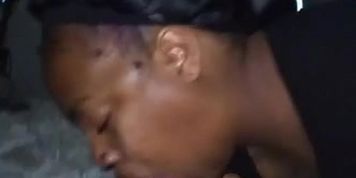 Nasty Nasty and ah lil sloppy blowjob for da BBC