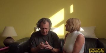 PASCALSSUBSLUTS - English MILF cuffed and pussy destroyed