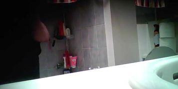my hairy wife in the bathroom