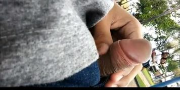 Cock Flash In Park