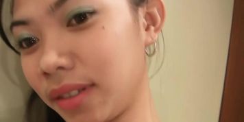 Sexy and skinny Filipina chick Fate takes the white dick