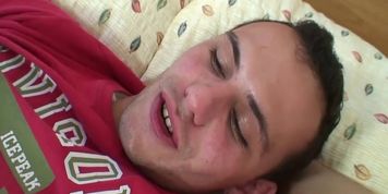 Big boobs blonde granny pleases an boy