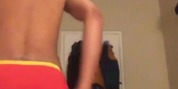 Showing off my ass. Would you eat and screw 