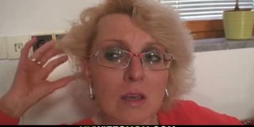 Her Boyfriend Doggy-fucks Older Mother-in-law and gets Busted