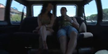 STREET HOOKER GETS FUCKED IN A VAN