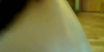 Latina with big juicy boobies gives a blowjob on webcam