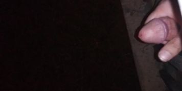 200th video! Cum @ night off front porch w/cop passerby!! (2020)