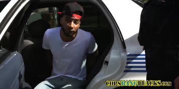 Resistant black criminal gets mistreated in the hottest way ever