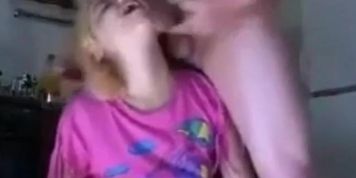 Daddy Fucks Me In The Kitchen