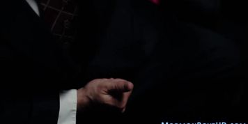 Uniformed mormon fucks