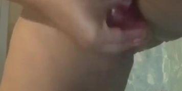 Squirting ebony pussy