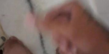 Jacking off in the shower