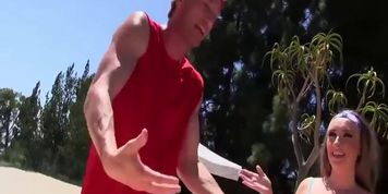 Fake Yoga Instructor Gives Naughty Teen Sluts Pussy Workout
