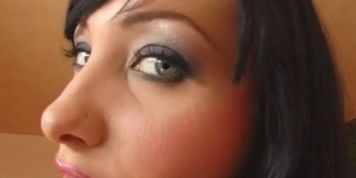 GIVE ME PINK - Lysa drips some milk inside her cunt.