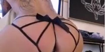 Shy Tattooed Slut Fooling Around