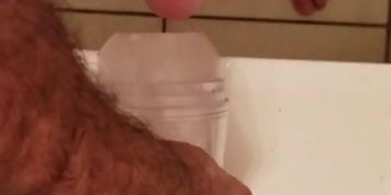 Fucking my pocket pussy until I cum inside