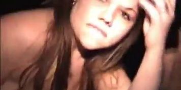 Drunk Girl Gets Black Creampie