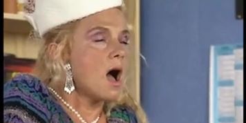 Bea Dumas Gazoo Screwed in Sexy Blue Lace Knickers