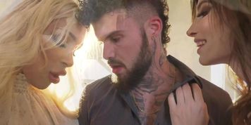 GenderXXXFilms.com - Helping out 2 stranded TS beauties went unexpected