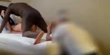 Hey.. I'm proud of the colored guy fucking the little white bitch..