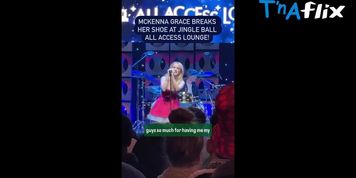 Mckenna Grace Breasts Scene  in Mckenna Grace Sexy Performance At The Jingle Ball All Access Lounge