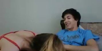 Blonde Takes Care Of Her Boy