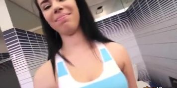Cfnm teen slut jizzed pov