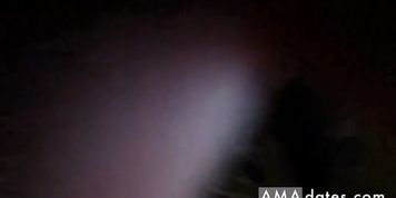 Nice brunette works on her friends dick - video 1