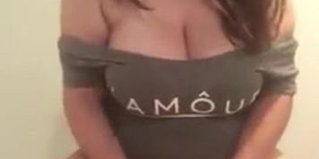 Chubby Girl Rides Big Dildo