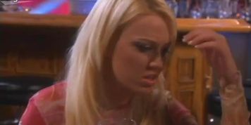 Busty blonde trollop Holly Wellin is fucking in a bar