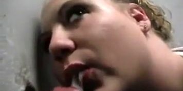 Gloryhole Slut Likes Cum