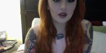 Tattoeed redhead